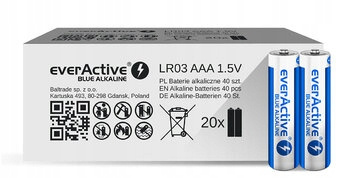 Baterie alkaliczne everActive AAA (R3) 40 szt.