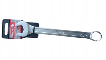 Klucz płasko-oczkowy satynowany Tvardy 19mm CRV