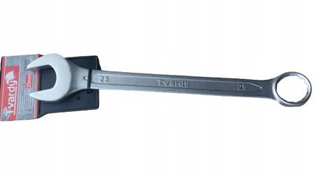 Klucz płasko-oczkowy satynowany Tvardy 25mm CRV